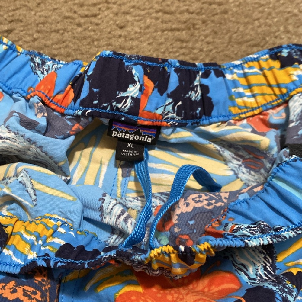 Patagonia Size XL Women's Barely Baggies Shorts Blue
Flower Nylon 2.5" - Picture 2 of 5